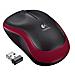 Mouse Wireless M185 Colore Nero / Rosso  - Foto miniatura 2
