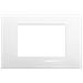 1 Placca Muro Electrowatt Cornice Tipo 7 A 3 Moduli Uscite Bianca - Foto miniatura 1