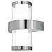 Lampada Da Parete Baverlyrvs 1 2x3,7 W Argento E Bianco 94799 - Foto miniatura 1