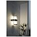 Lampada Da Parete Baverlyrvs 1 2x3,7 W Argento E Bianco 94799 - Foto miniatura 2