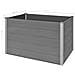 Fioriera Da Giardino In Wpc 150x100x91 Cm Grigia - Foto miniatura 7