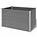 Fioriera Da Giardino In Wpc 150x100x91 Cm Grigia - Foto miniatura 8