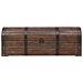 Baule in Legno Massello Stile Vintage 120x30x40 cm - Foto miniatura 5