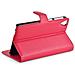 Custodia Compatibile Con Htc Desire 820 In Rosso Carminio - Coperchio Protettiva Con Chiusura Magnetica, Funzione Stand E Tasca Per Le Carte - Foto miniatura 2