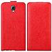 Custodia Compatibile Con Samsung Galaxy Note 3 Neo In Rosso Mela - Coperchio Protettivo In Design Flip Con Chiusura Magnetica - Foto miniatura 2