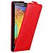 Custodia Compatibile Con Samsung Galaxy Note 3 Neo In Rosso Mela - Coperchio Protettivo In Design Flip Con Chiusura Magnetica - Foto miniatura 4
