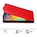 Custodia Compatibile Con Samsung Galaxy Note 3 Neo In Rosso Mela - Coperchio Protettivo In Design Flip Con Chiusura Magnetica - Foto miniatura 5