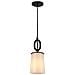 Mini Sospensione A Soffitto 1 Luce Bronzo, E27 - Foto miniatura 1