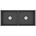 Lavello da Cucina Artigianale Nero in Acciaio Inox - Foto miniatura 1