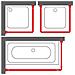 Set Binario per Tenda da Doccia Easy-Roll Alluminio Opaco - Foto miniatura 5