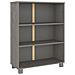 Libreria Grigio Chiaro 85 X 35 X 112 Cm Legno Massello Di Pino - Foto miniatura 2