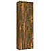 Armadio Per Ufficio Rovere Fumo 60x32x190 Cm Legno Multistrato - Foto miniatura 1