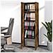Armadio Per Ufficio Rovere Fumo 60x32x190 Cm Legno Multistrato - Foto miniatura 4