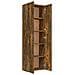 Armadio Per Ufficio Rovere Fumo 60x32x190 Cm Legno Multistrato - Foto miniatura 6
