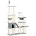 Albero Per Gatti Con Tiragraffi In Sisal Grigio Chiaro 279 Cm - Foto miniatura 1