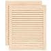 Ante con Design a Lamelle 2 pz 61,5x49,4 cm in Legno di Pino - Foto miniatura 1