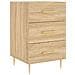 Comodino Rovere Sonoma 40x40x66 Cm In Legno Multistrato - Foto miniatura 2