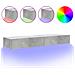 Mobili Porta Tv Con Luci Led 2 Pz Grigio Cemento 60x35x15,5 Cm - Foto miniatura 2