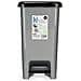 Cestino A Pedale Nero Grigio Plastica 25 L (37 X 47 X 26,9 Cm) (8 Unità) - Foto miniatura 3