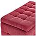 Pouf Tessuto Rosso Con Contenitore Michigan - Foto miniatura 5