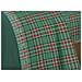 Completo Lenzuola Linea Pensieri Delicati 100% Cotone Disegno Orsetto Tartan Singolo Verde - Foto miniatura 4