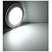 Faretto Led Incasso 6w Luce Fredda Cornice Rotonda Bianca 5dm Vetro Fm-20053 - Foto miniatura 3