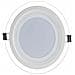 Faretto Led Incasso 6w Luce Fredda Cornice Rotonda Bianca 5dm Vetro Fm-20053 - Foto miniatura 1