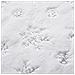 Tappeto Gonna Copertura Base Albero di Natale 80cm Peluche Fiocco di Neve Silver - Foto miniatura 3
