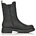 Black Casual Closed Booties Stivaletti Sintetico E Tessile Scarpe Donna Nero Eu 36, Z9180-02 - Foto miniatura 3