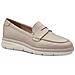 Taupe Nubuc Casual Closed Loafers Mocassino Pelle Scarpe Donna Beige Eu 41, 1-24720-42 353 - Foto miniatura 1