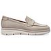Taupe Nubuc Casual Closed Loafers Mocassino Pelle Scarpe Donna Beige Eu 41, 1-24720-42 353 - Foto miniatura 2