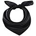 Elegante Sciarpa Di Seta Da Donna, Accessorio Moda Versatile Per La Primavera / L'autunno Black - Foto miniatura 1