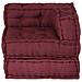 Pouf Modulare Marrone Rossiccio 70x70x54 in Tessuto - Foto miniatura 10
