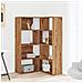 Libreria 4 Ripiani Rovere Artigianale 85x85x140 Cm Truciolare - Foto miniatura 3
