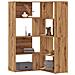 Libreria 4 Ripiani Rovere Artigianale 85x85x140 Cm Truciolare - Foto miniatura 1