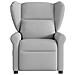Poltrona Reclinabile In Tessuto Grigio Nuvola - Foto miniatura 3