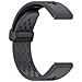 Cinturino In Silicone Per Garmin 20 Mm - Bianco Grey - Foto miniatura 4