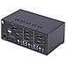 Switch KVM a 2 porte con doppio monitor DisplayPort e HDMI, 4K 60Hz, 1 monitor HDMI e 1 DP, hub USB 5Gbps a 2 porte, 2 porte USB HID, conforme TAA - Foto miniatura 2