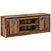 Mobile TV con LED Legno Old 139.5x34x50 cm Legno Ingegnerizzato - Foto miniatura 1