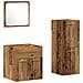 Set di mobili da bagno in legno antico e legno ingegnerizzato - Foto miniatura 1