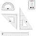 Pack 12 Pz Regle Di Disegno 4 Pezzi - Foto miniatura 1