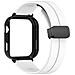Cinturino Di Ricambio In Silicone Bianco Con Chiusura Magnetica Compatibile Con Huawei Band Fit 4 - Foto miniatura 1