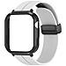 Cinturino Di Ricambio In Silicone Bianco Con Chiusura Magnetica Compatibile Con Huawei Band Fit 4 - Foto miniatura 3