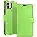 Custodia A Portafoglio Per Iphone 12 E 12 Pro Con Supporto E Linguetta Magnetica, Verde - Foto miniatura 1