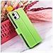 Custodia A Portafoglio Per Iphone 12 E 12 Pro Con Supporto E Linguetta Magnetica, Verde - Foto miniatura 4