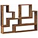 Cubo da Parete Legno vecchio 96 x 12 x 64 cm Legno multistrato - Foto miniatura 1