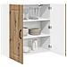 Pensile cucina con porta Rovere artigianale 80 x 31 x 80 cm - Foto miniatura 3