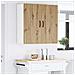 Pensile cucina con porta Rovere artigianale 80 x 31 x 80 cm - Foto miniatura 4