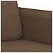 Set di Divani 3 pz con Cuscini Marrone in Tessuto - Foto miniatura 6