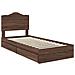 Letto con Contenitore con testiera Rovere Marrone 100 x 200 cm - Foto miniatura 4